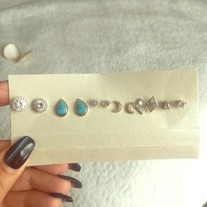 Free People Jewelry - Boho stud earring bundle Free People Jewelry - Boho stud earring bundle